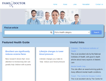 Tablet Screenshot of familydoctor.co.nz